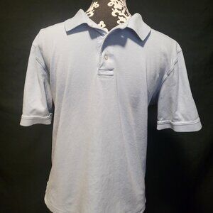 Six (6) Land's End School Uniform Shirt Men's M Blue/Navy